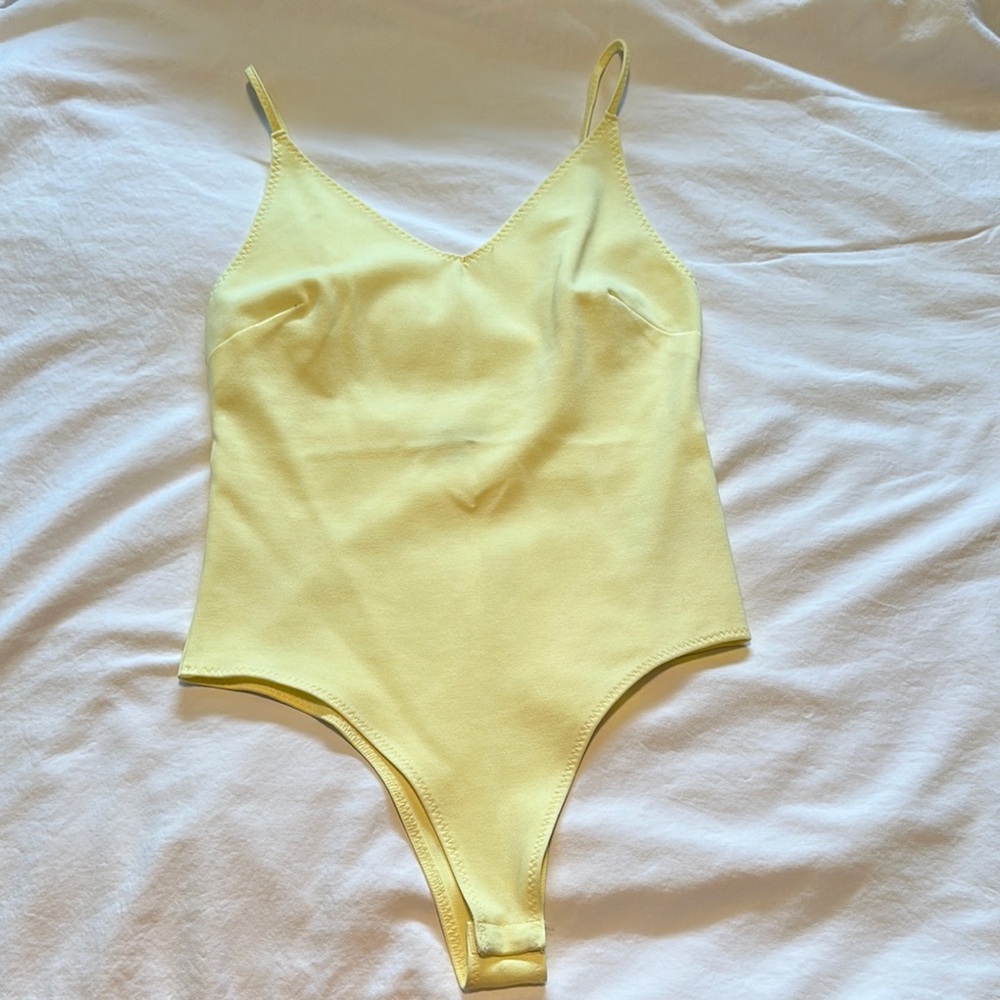 Neon Yellow Bodysuit